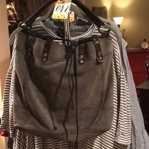 Lucky Brand Gray and Black Women's Bag